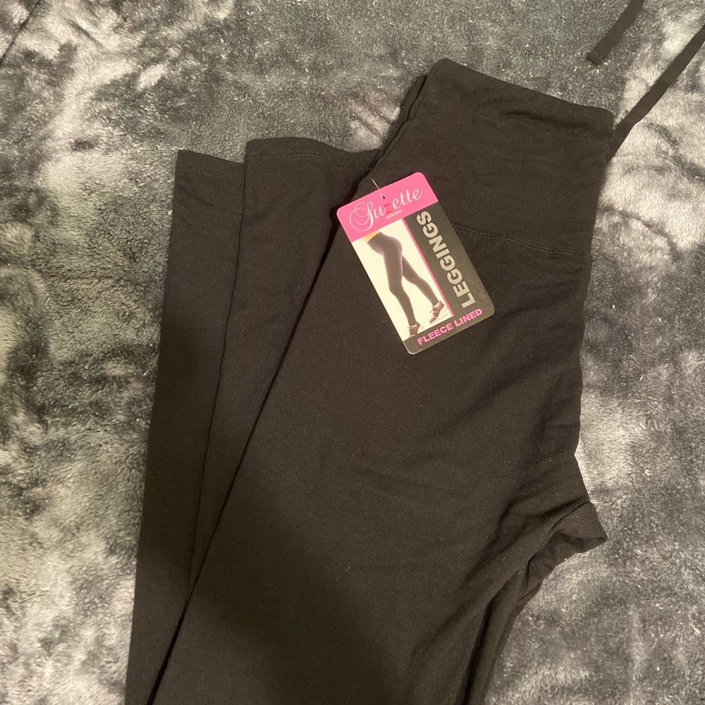 Fleece lined leggings super soft!